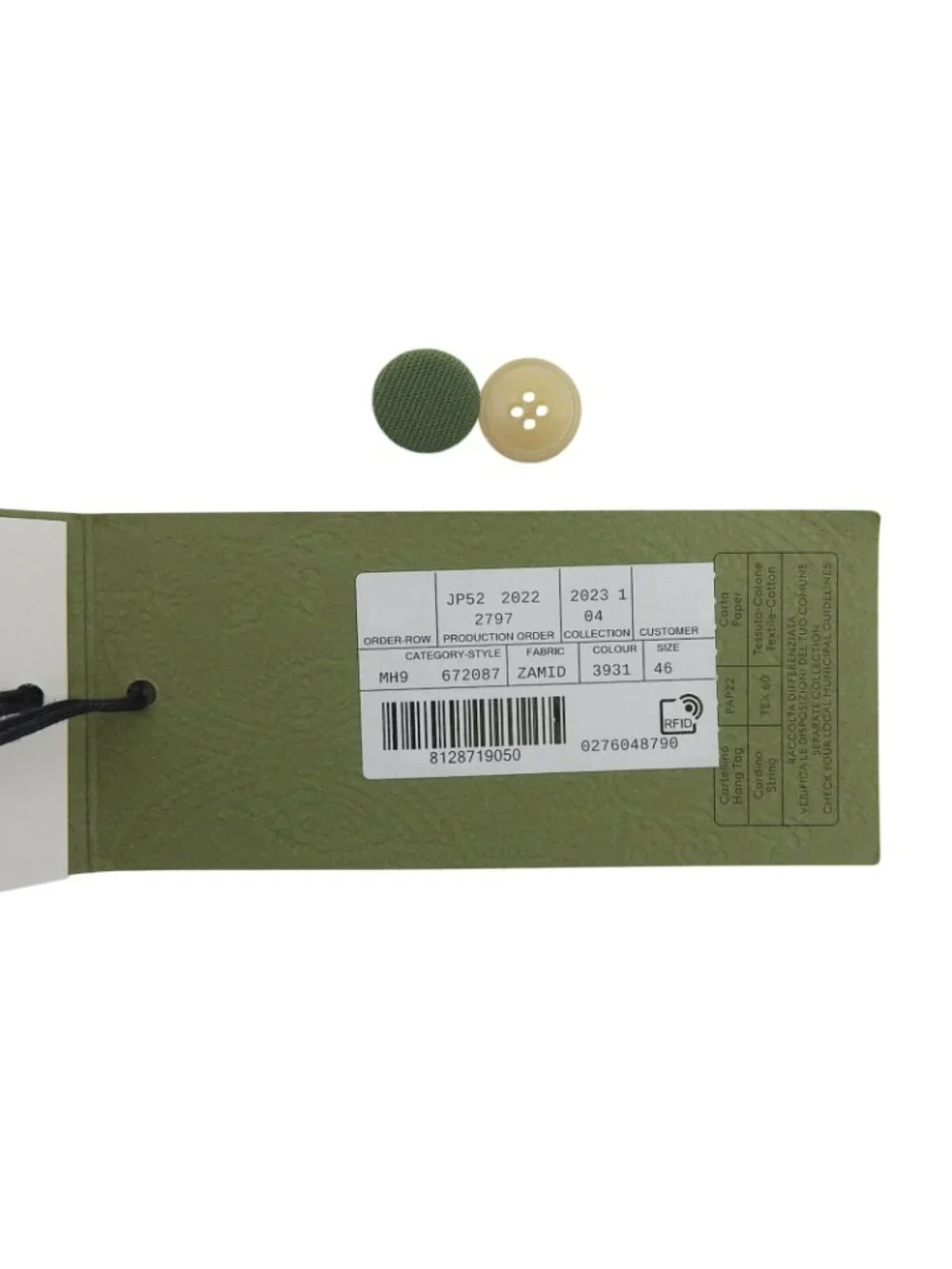 Gucci Wool Pleated Trousers Pants Green 46